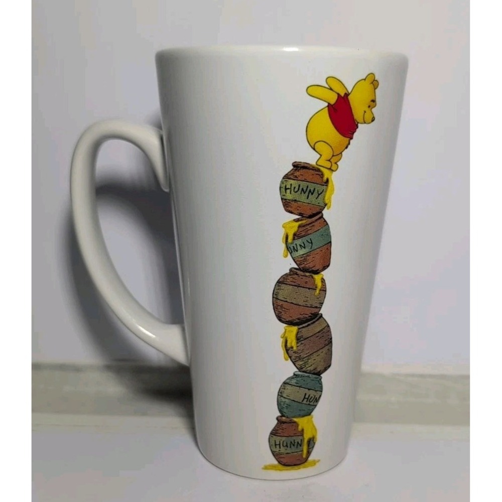 Winnie The Pooh Piglet Disney Tall Coffee Tea Mug Honey pot EH Sheppard